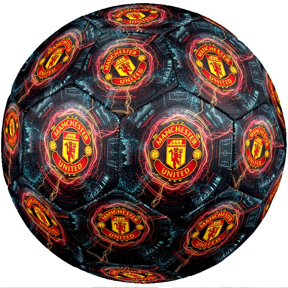 Manchester United Thema Fußballball Größe 5 Fußballball Weiche Haptik Professioneller Trainingsfußball für Outdoor-Sportarten
