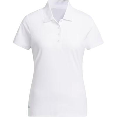 Ultimate365 Solid Short Sleeve Polo Shirt Women Tops White IP4216
