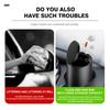 D5Alloy Car Trash Can Storage Box Desktop Garbage Bin Organizer For Benz W202 W212 W126 W140 W168 W177 CLS GLE GLC GLS CLA