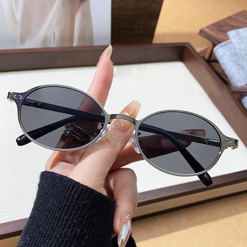 

Модные Новые Овальные Солнцезащитные Очки Маленькая Оправа Овальные Очки для Путешествий Ретро Оттенки Очки для Улицы