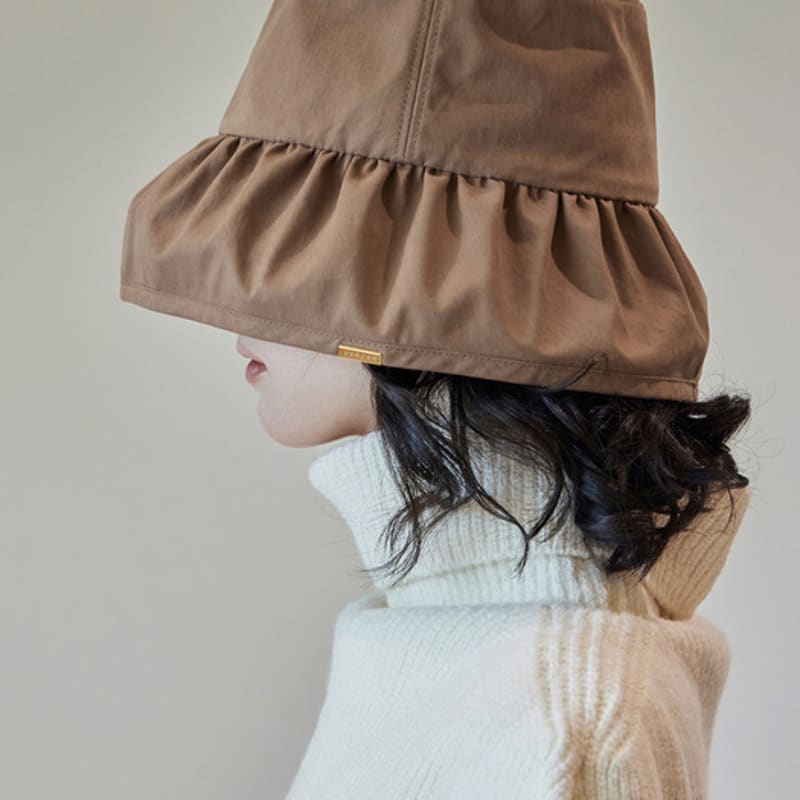 

VARZAR Металлическая шляпа-ведро с драпировкой Кирпичный FREE