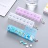 Weekly Portable Travel Pill Cases Box 7 Day Organizer 7 Grids Pills Container Storage Tablets Vitamins Medicine Fish Oils