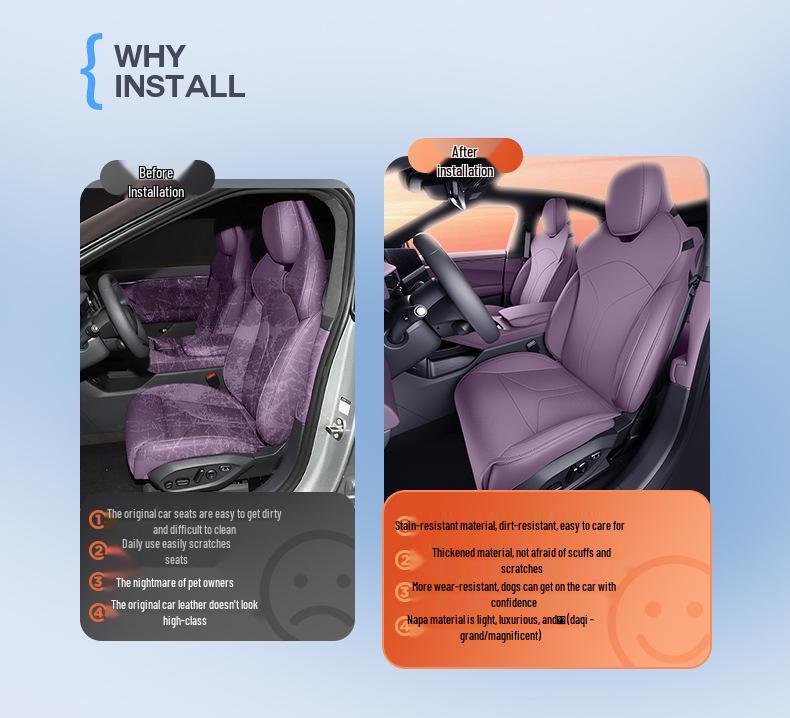 XPeng P7 Ultra Seat Cushions - All-Season Ventilated & Breathable, Model 25