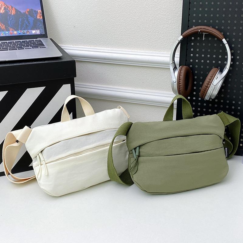satchel women's shoulder bag nylon cloth versatile breast bag handbag texture waterproof student large-capacity messenger bag