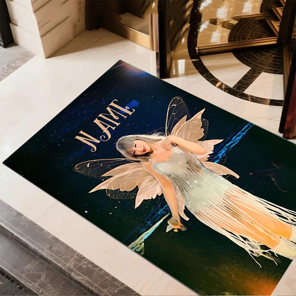 Fairy Tale Night Performance Customize Your Name Floor Mat Suitable for Entryway Outdoor Playrooms Foyer Antislip Carpet Decorate Offices