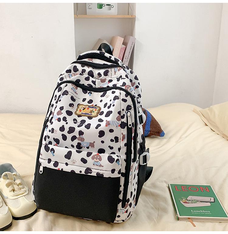 Ultra-light Backpack for Girls: Ideal for Middle & High School Students, Printed Laptop Backpack, Outing Handbag, Shoulder Bag