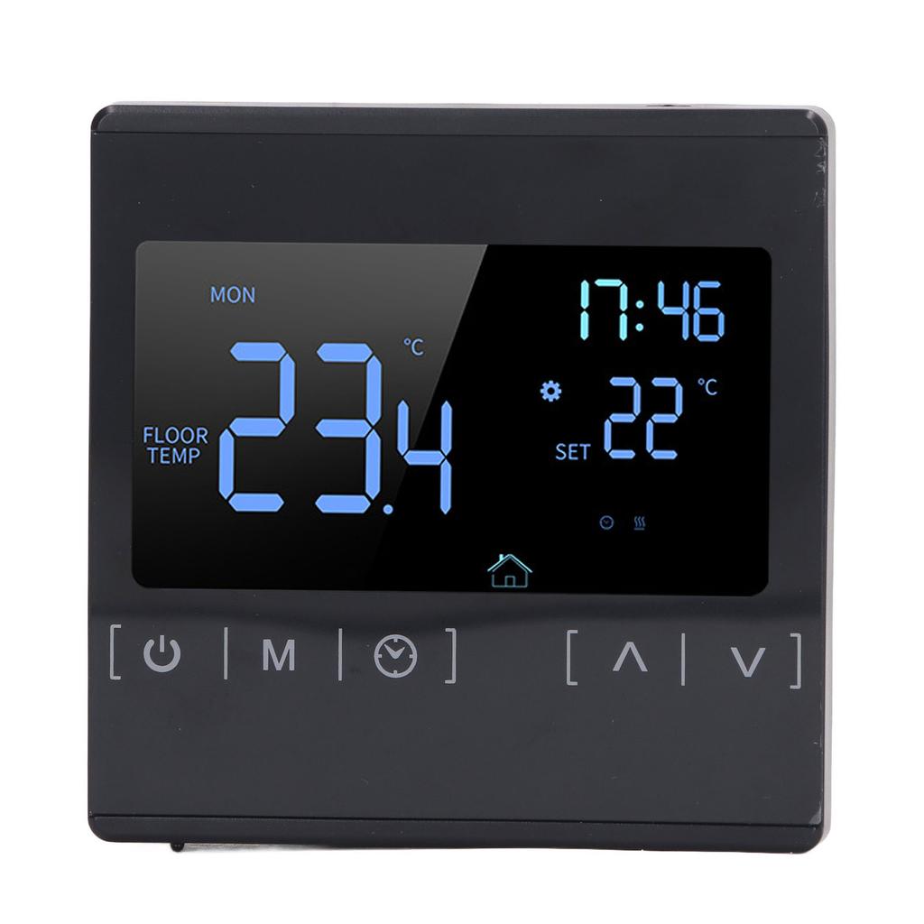 Programmable Digital Thermostat Smart Touch Screen Home Thermostat for Sweat Steaming Room AC85V to 250V