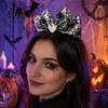 Eye Catching Festival Hair Accessories Halloween Headband with Spider Web Bow And Eyeball/Pumpkin/Ghost Decor for Lightweight Adults Kids Cosplay