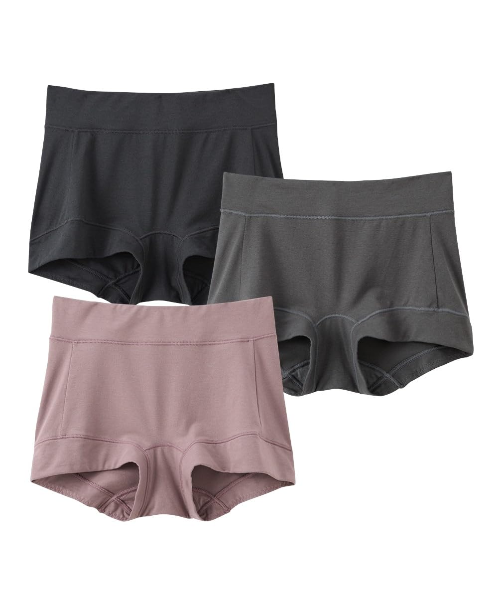 

Nissen Winter Warm Core Cotton Blend Panties with and Comfortable Grayish Charcoal and 5L Women s Moisture-Wicking Heat-Generating Properties,