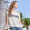 BETU Women's Geometric Jacquard Knit Top
