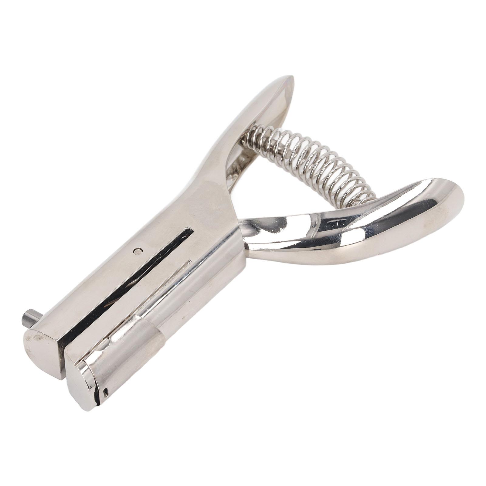 

Heavy Duty Hand Held Hole Punch 6mm Dia Round Single Circle for Paper ID Cards PVC Cards Badge