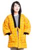 Tayutaf Hanten Hanten Made In One Size Fits Gift for Respect for the Aged Cold Weather and Stylish Yellow X Women's Kurume-woven (Haften), Japan,
