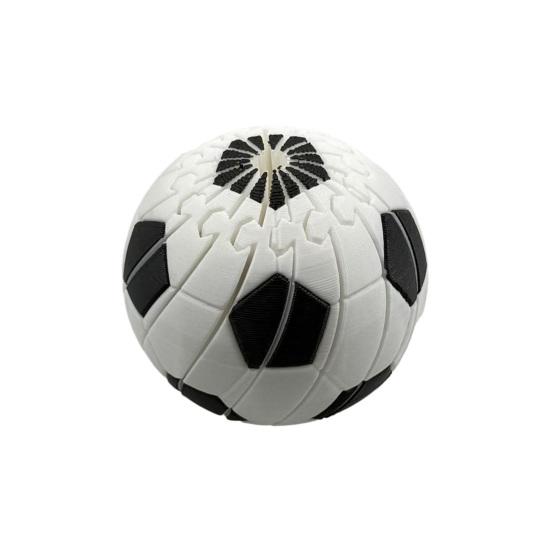 3D Printed Twisting Football Toy, Stress Relief Slippery Soccer Toy, Articulated Spiral Rotating Cartoon Shit Fidget Desk Toy, Party Favors