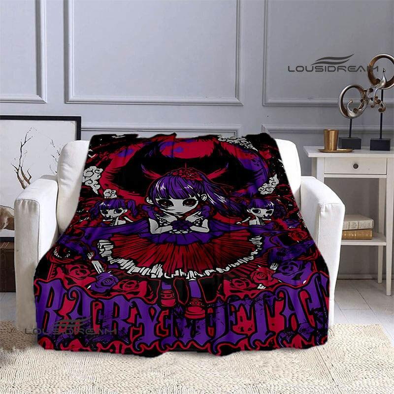 Babymetal kombinovaná deka dětská hřejivá krásná deka flanel měkká a pohodlná domácí cestovní deka dárek k narozeninám