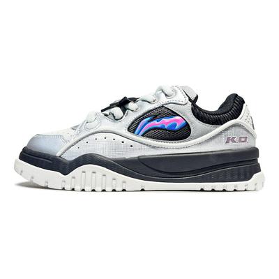 Li Ning Buu Sports Classic Versatile Durable Breathable Low-Top Skate Shoes Men Sneakers Silver AGCV279-4