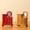 Vintage Miniature Dressing Table 1:12 Scale Doll House Furniture with Simulation Details for Doll House Enthusiasts