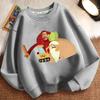 Children's Fashion John's Farm Hoodies for Autumn and Winter, Casual Round-neck Hoodies for Boys and Girls
