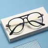Women Retro Anti Blue Light Computer Glasses Designer Vintage Men Half Frames Eyeglasses Trendy Office Accessory