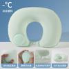 Press inflatable pillow travel portable aircraft headrest can be stored inflatable u-shaped pillow nap neck pillow