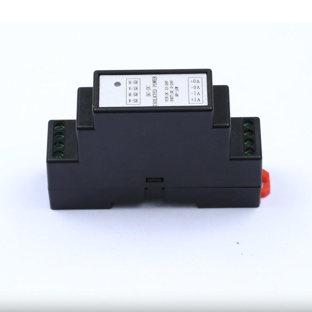 35MM Rail Type DC-DC Isolated Adjustable Power Supply Input 12-24V Output 0-24V Supports Modbus Communication RS485