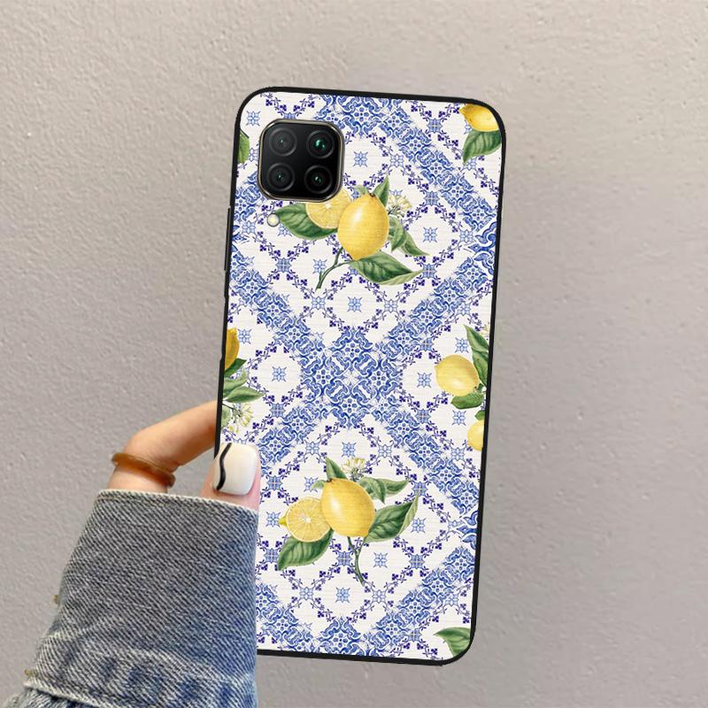

Lemon Fruit For Huawei Nova 3i 7i 8i 11i 12i 9 10 SE Y73 Y90 Y70 Y72 Y61 Y91 P30 P40 Lite P60 Pro Case Huawei Nova Y91