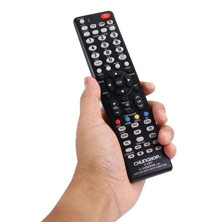 CHUNGHOP E-H907 Uniwersalny pilot do telewizora HISENSE LED LCD HDTV 3DTV