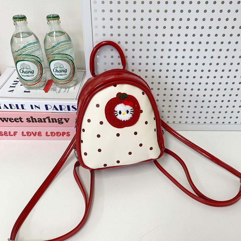 School Bag Cat Zipper Closure Inner Storage Pockets Student Commute