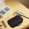 Tool Storage Bag Large Capacity Zipper Closure Shockproof Impact Resistant Electric Scissors Drill Bits Organizer Carrying Case