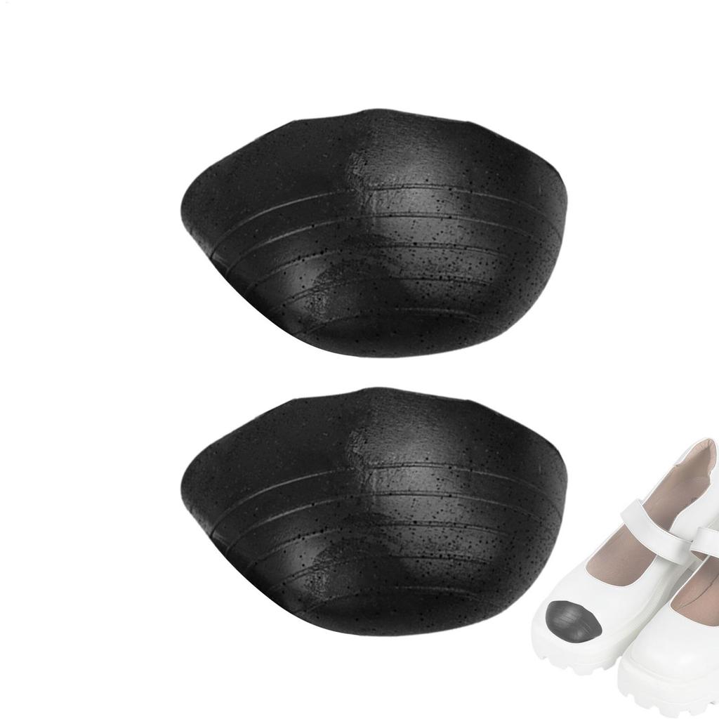 1 Pair Shoes Head Anti Forward Sliding Toe Pad Cuttable PU Foam Toe Plugs Washable Shock Resistant Toe Inserts Shoe Filler