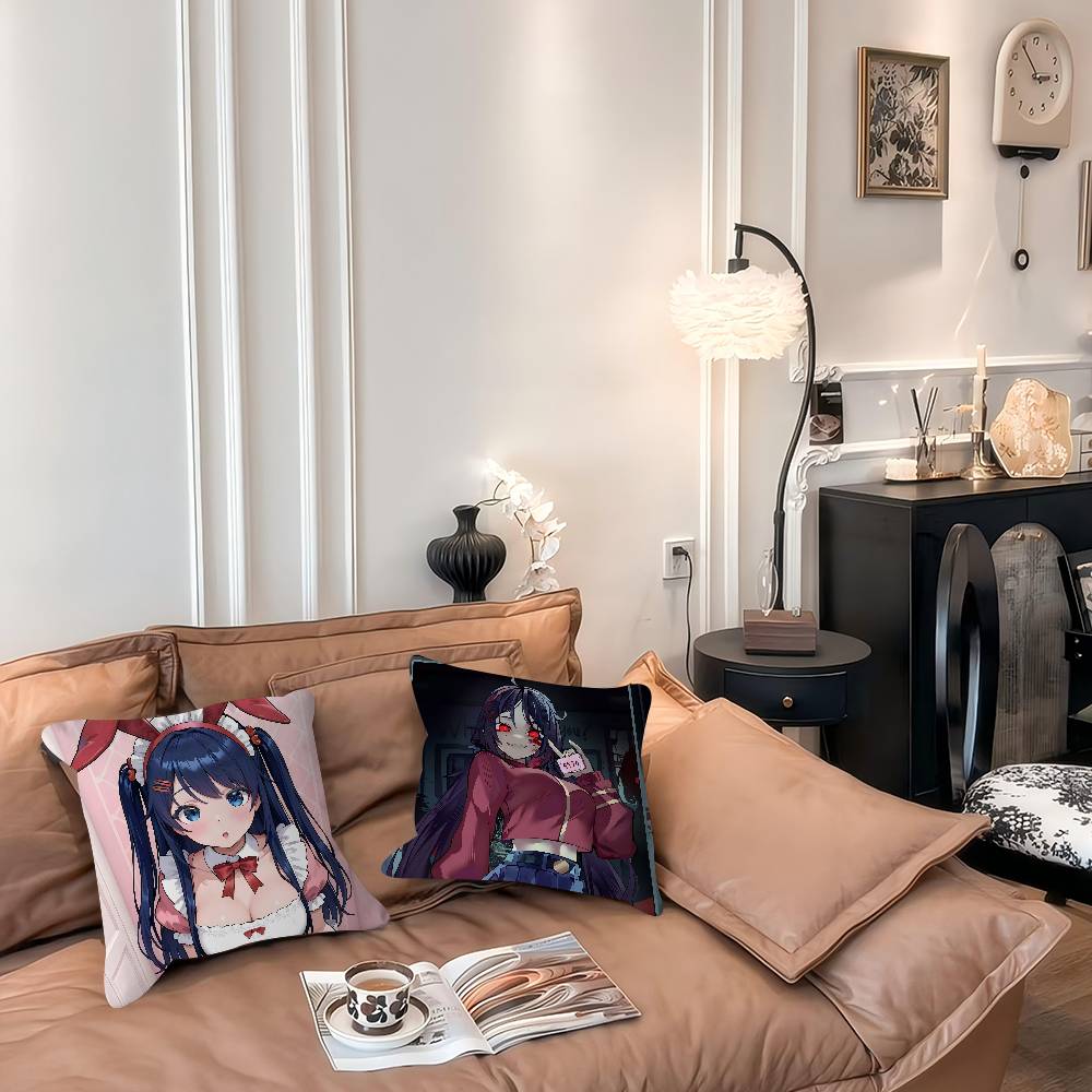 Cute M-MiSide MitaS Game Pillow Anime Pillow Sofa Bed Head Pillow Cover Cushion Cover 45x45 Cm Fashion