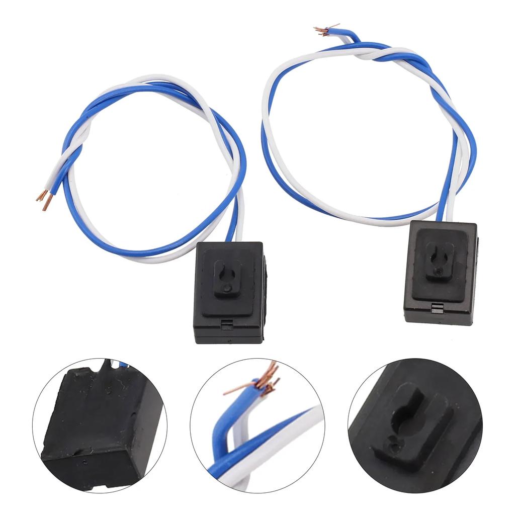 Auto Parts Handle Small Button Pair Door Inductive Front Exterior Plastic Replacement 2pcs Set Car Accessories