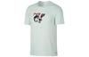 T-Shirts Herren Grün Rundhalsausschnitt Moderate Gerade Passform 912185-006