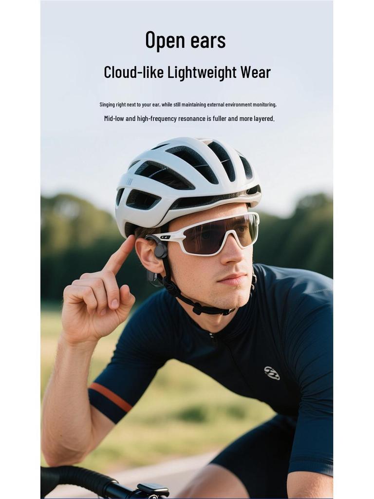 X56 Bone Conduction Bluetooth Headphones: 9-Hour Battery, IPX5 Waterproof, Perfect for Running & Cycling