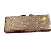 Portable Metal Pill Box with Inlaid Diamonds - Stylish and Popular Design