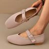 Fashion Women Flats Shoes Knitted Single Flat Loafers Round Toe Shallow Mouth Mary Jane Shoes Outdoor Soft Sole Casual Sneakers Women