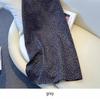2025 Trendy Women's Leopard Print Wool-Blend A-Line Skirt - High Waist, Slimming Fit for Autumn/Winter