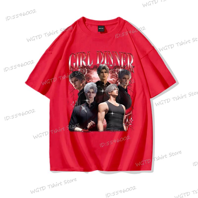 

Хлопковая футболка Sylus Love and Deepspace Смешной подарок для девочек Модные повседневные футболки для мужчин женщин Высококачественные топы в стиле стритвир S