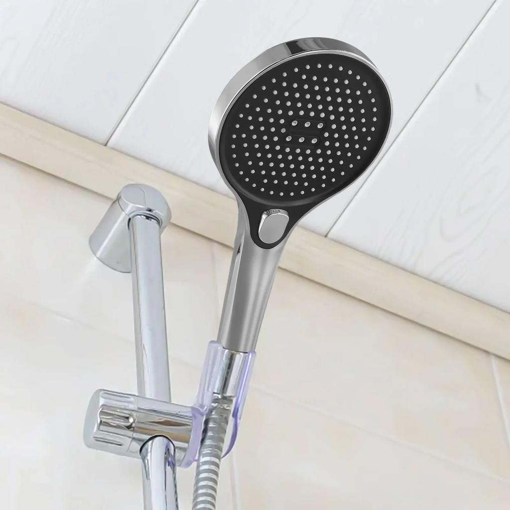 ABS Plastic Adjustable Modes Large Flow Spray Nozzle ABS Plastic CM Big Panel Easy Installation Modes Shower Head