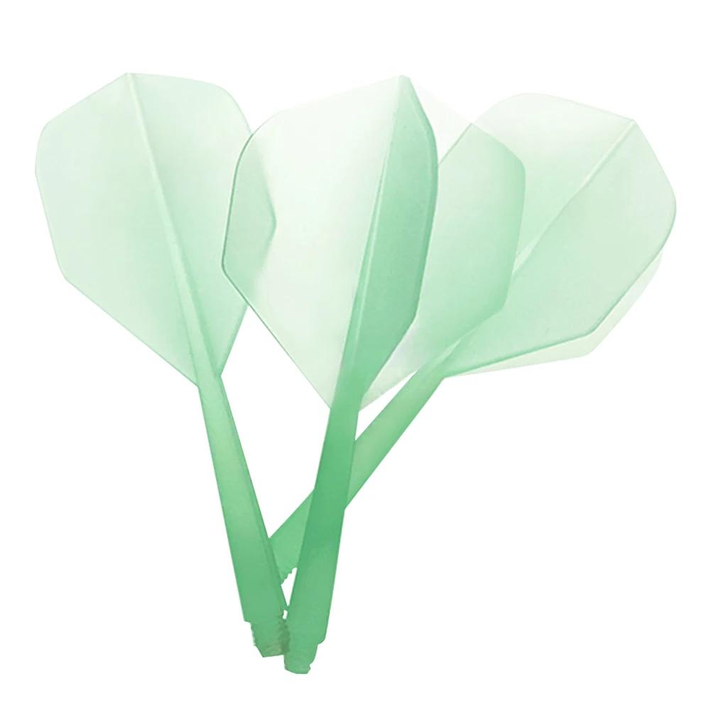 3Pcs Integrated Dart Flights and Shafts Anti-fall Transparent Darts Tail Durable Integrated Dart Shaft and Flights Plastic