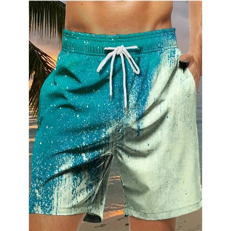Men's Beach Pants Red Dragon 3D Printed Men's Shorts Summer Casual Breathable Shorts Men's Clothing Bermuda Men's Shorts