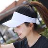 Hat female spring summer sun protection empty top hat embroidery sports outdoor outing visor cap cap male