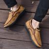Loafers Shoes for Men Handmade Leather Casual Luxury Men's Shoes Soft Outdoor Anti-skid Comfortable Driving Casual Sports Shoes