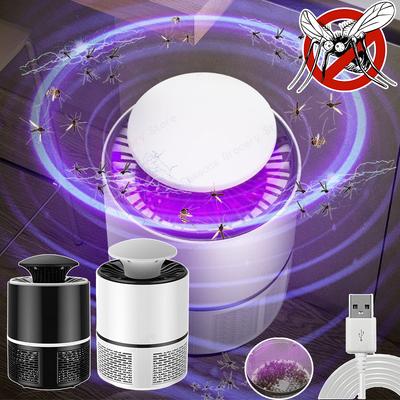 Mini-USB-Mückenvernichterlampe Leiser UV-Insektenvernichter Elektrische Fliegenfalle Tragbare Insektenkontrolle Baby-Sicher für Zuhause Büro Außen