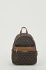 Original Pierre Cardin Coffee Monogram Luxury Backpack Coffee Monogram Women's Backpack