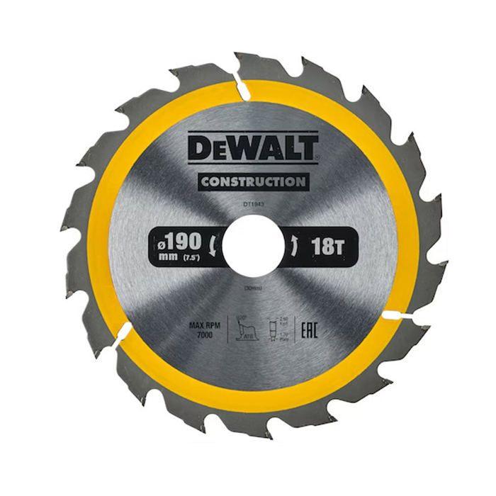 Lame de scie circulaire DEWALT Construction - DT1953QZ - 216 x 30 mm - 40 dents - ATB