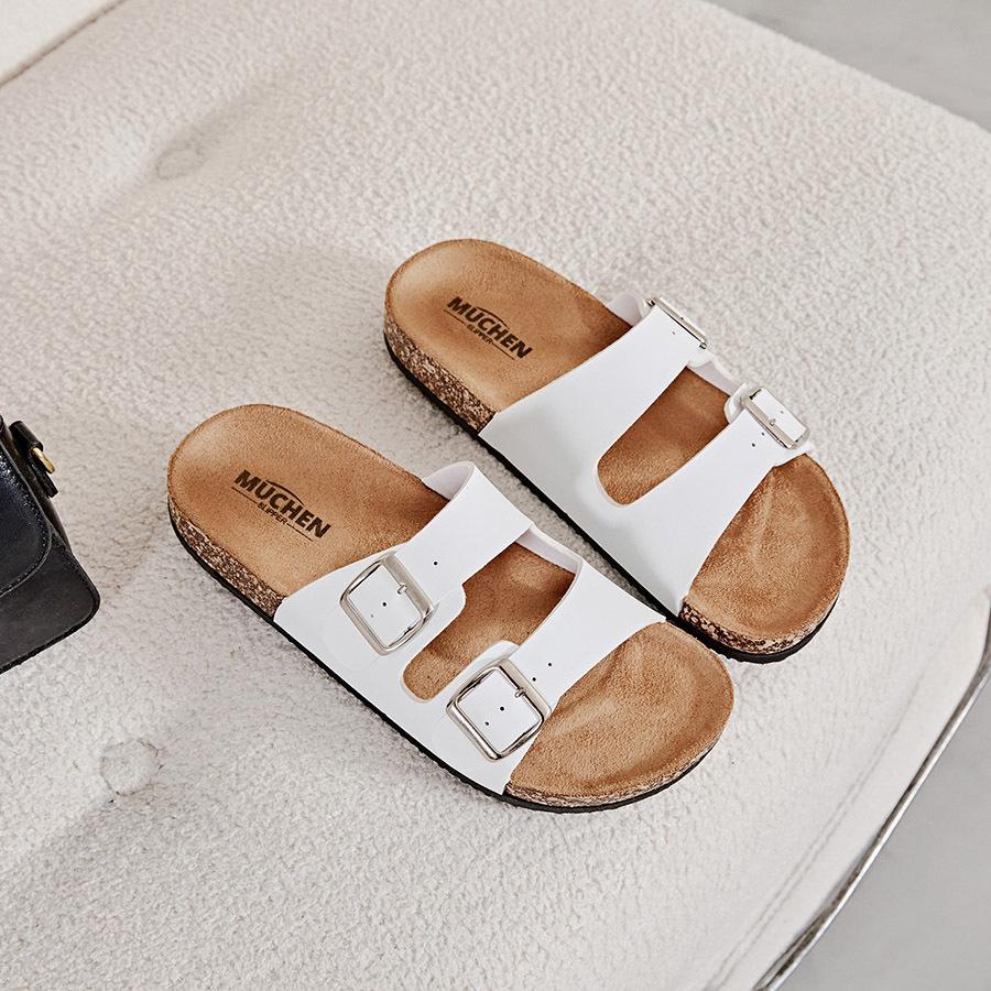 Damessandalen met geventileerde dikke zool, comfortabele instapschoenen in grote maten, herenslippers met zachte zool voor op het strand, Sandalias De Mujer