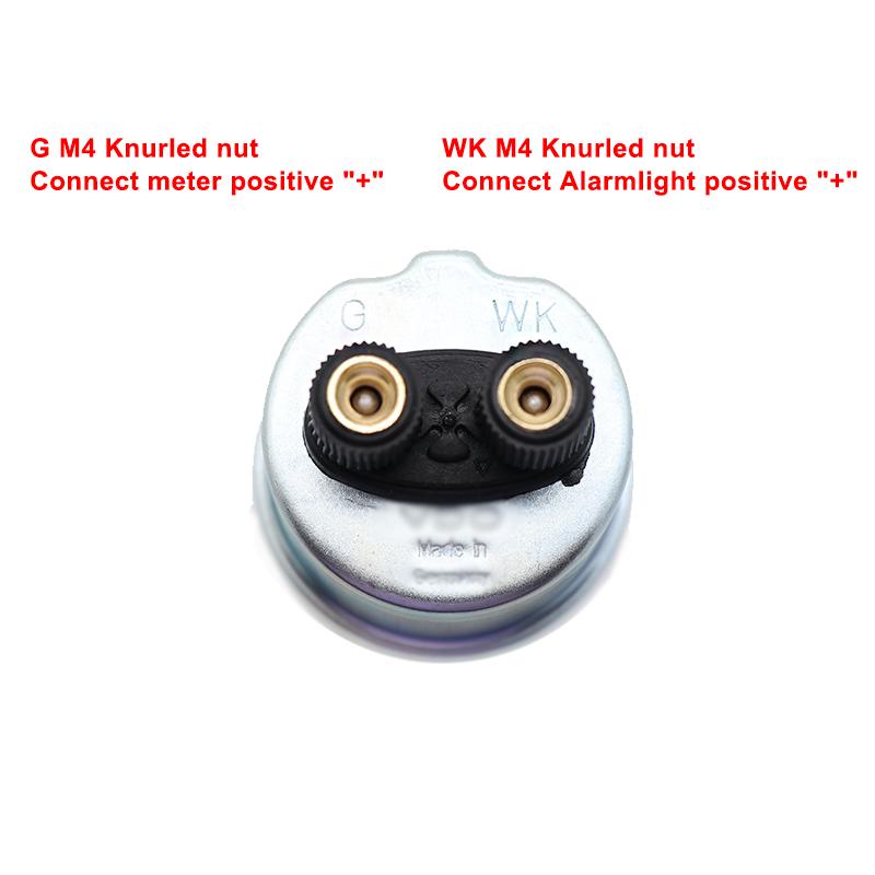 Universal Oil Pressure Sensor 2 Pins 0-10Bar 1/8 NPT 10mm for VDO Generator Part with Alarm Pressure Oil Sensing Plug