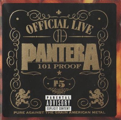 CD PANTERA - Offiziell Live: 101 Proof 75559620682 EastWest Record 1997 Europa Rock Gebraucht