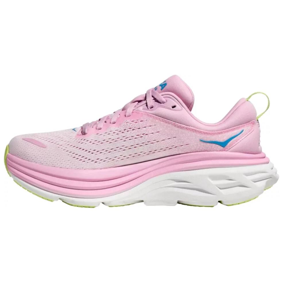 Hoka One One Bondi 8 Fashion Comfortable Slip Resistant Durable Low Top Training Running Shoes Women sneaker Pink 1127952-PTWL