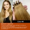 Cuticle Aligned Virgin Human Remy Hair Extension Tape in Double Drawn Blonde Human Tape Hair Extension Hair Vendors